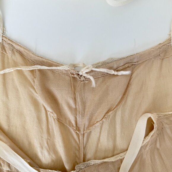 Antique Vintage 20's Silk Step-in Slip - Picture 5 of 10